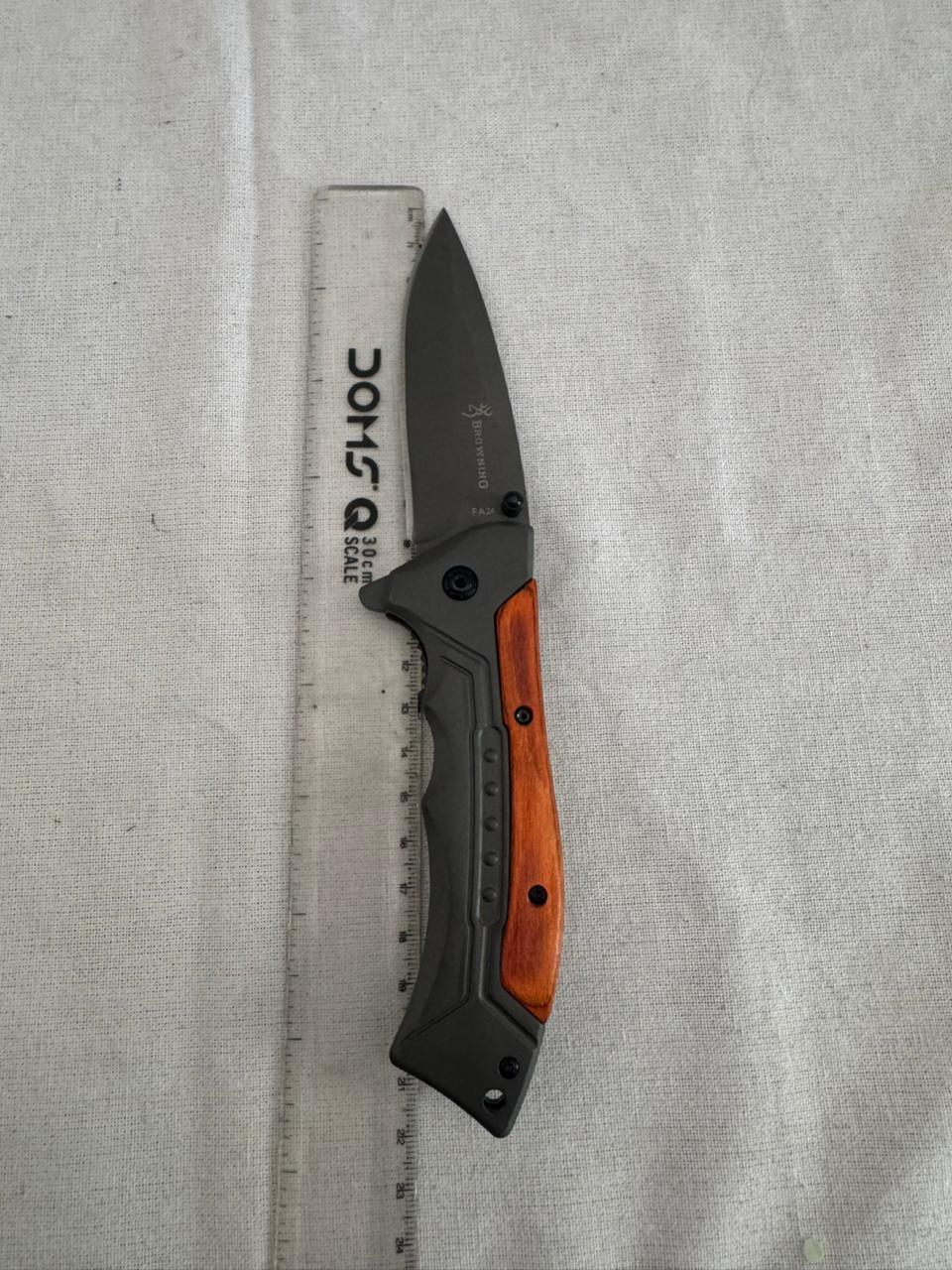Browning FA 24 Outdoor Folding Utility Tool – Stainless Steel Camping Gear for Adventure EDC