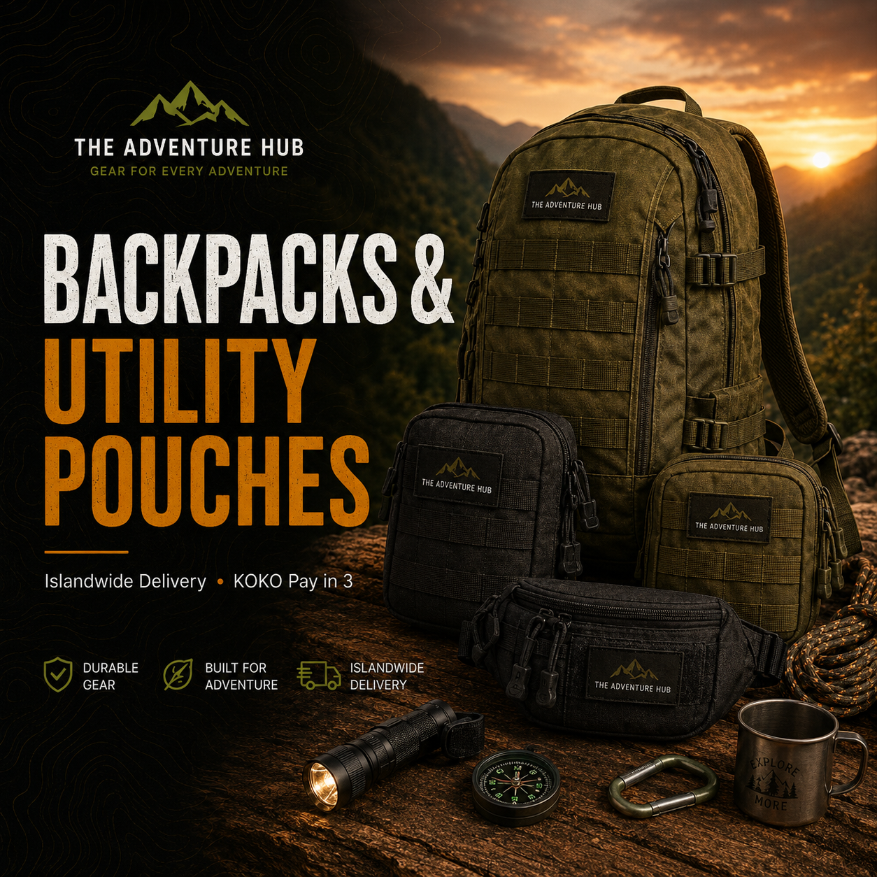 Backpacks & Utility Pouches