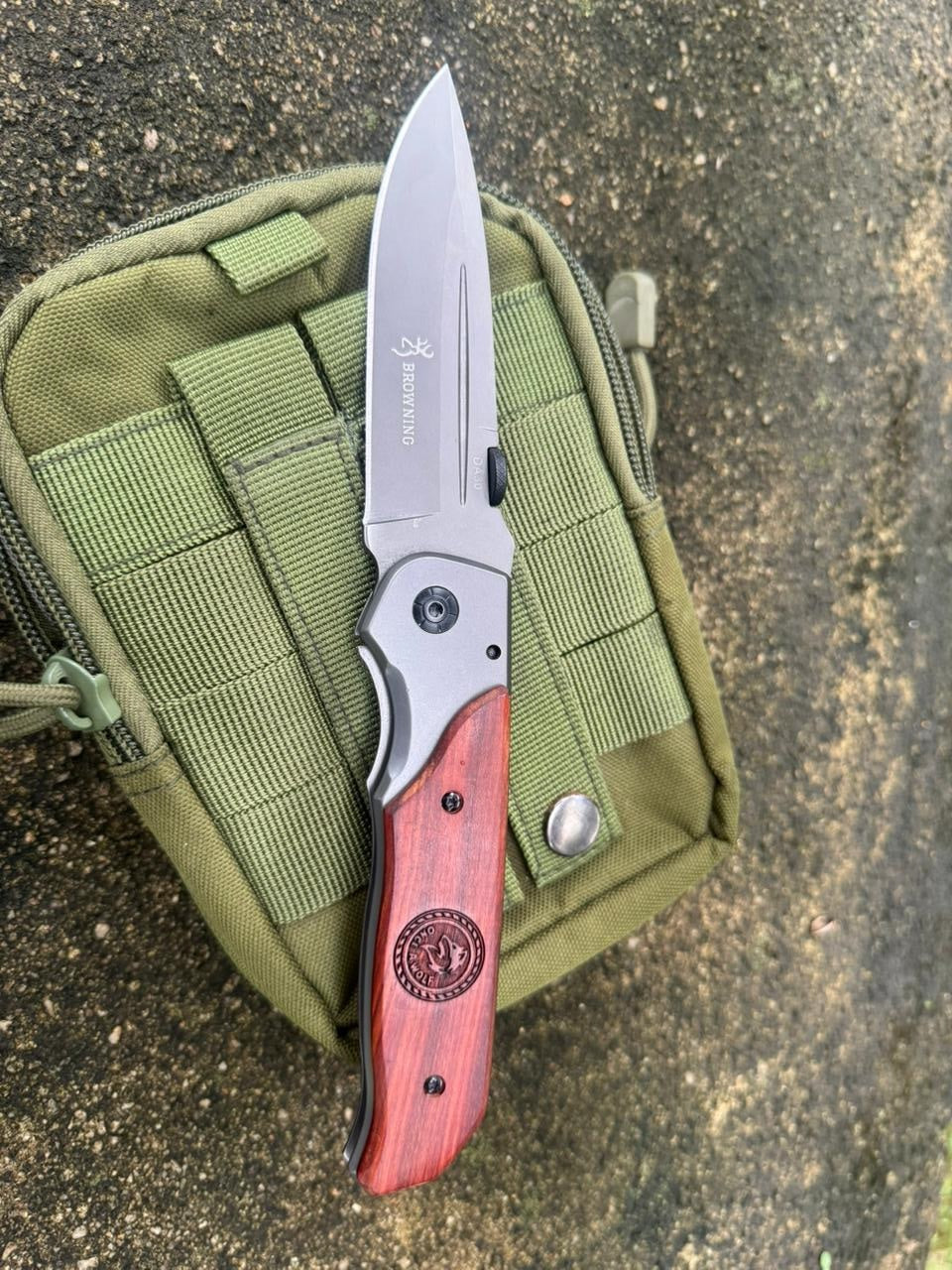 Browning Tactical Folding Knife – Sharp Stainless Steel Blade for Hunting, Camping, Adventure & Outdoor EDC