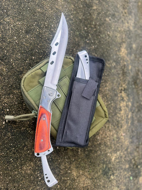 Tactical Folding Knife – Sharp Stainless Steel Blade for Hunting, Camping, Adventure & Outdoor EDC