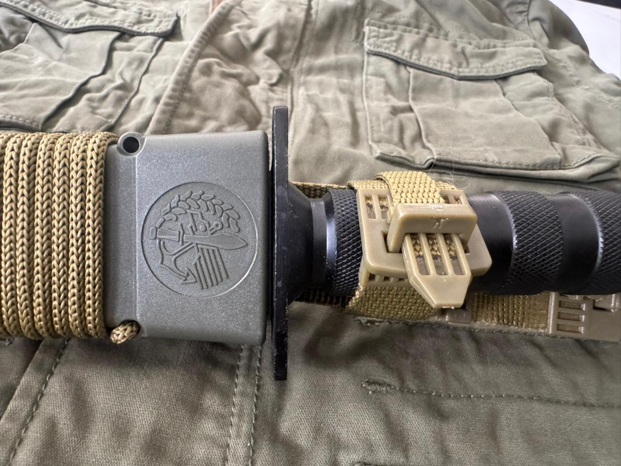 Jungle King I knife Fixed Blade Survival Knife – Outdoor Tactical Tool with Built-In Kit Multi-Function Handle & Sheath