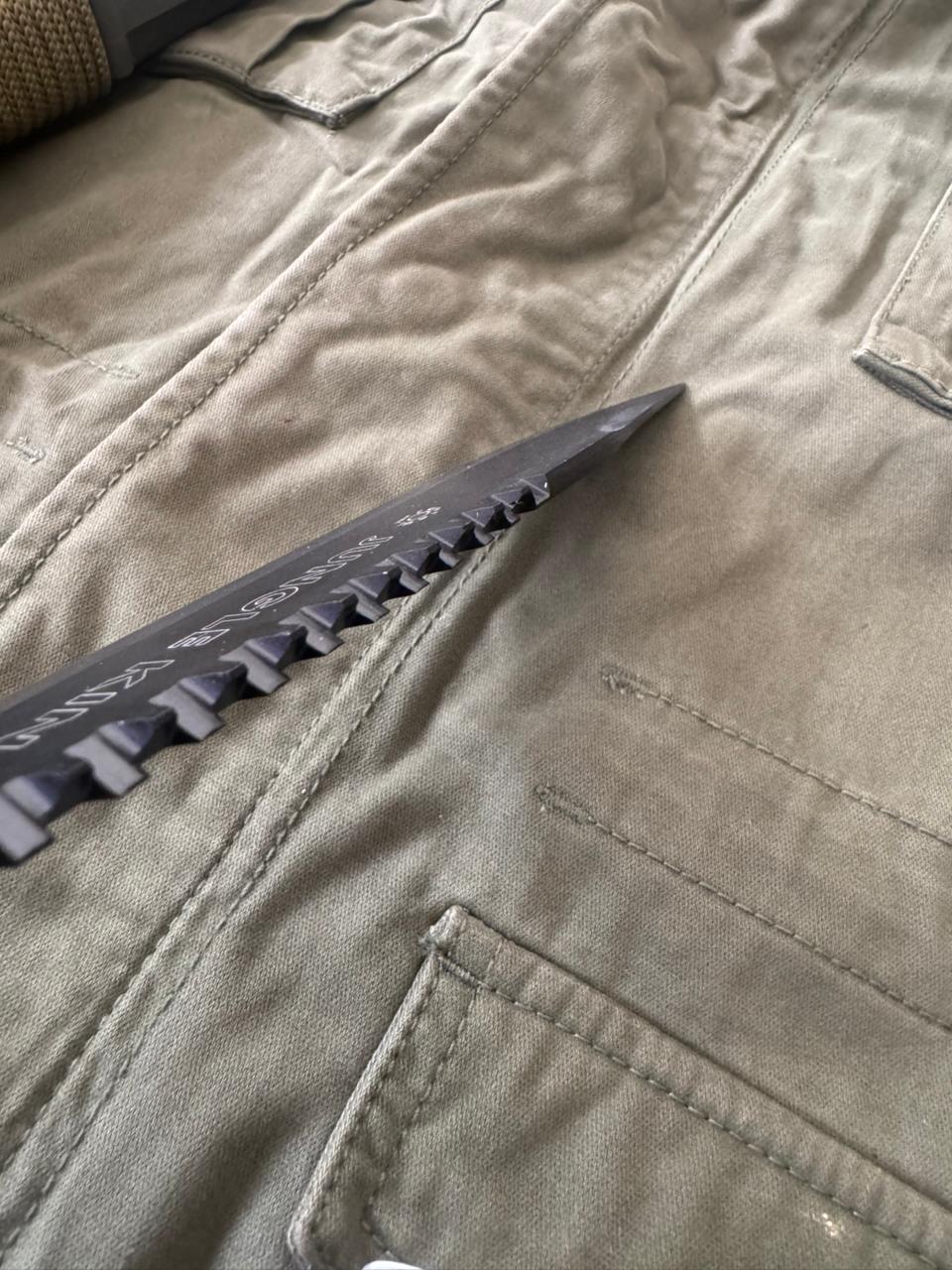 Jungle King I knife Fixed Blade Survival Knife – Outdoor Tactical Tool with Built-In Kit Multi-Function Handle & Sheath