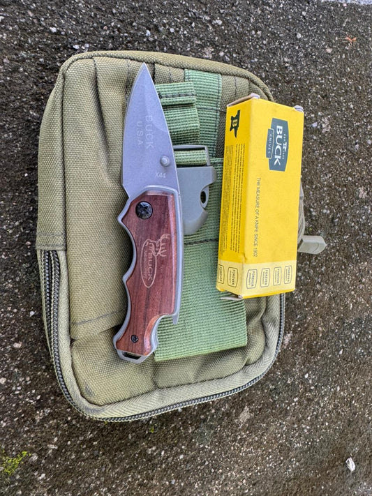 Buck Outdoor Folding Utility Small Tool – Stainless Steel Camping Gear for Adventure & EDC