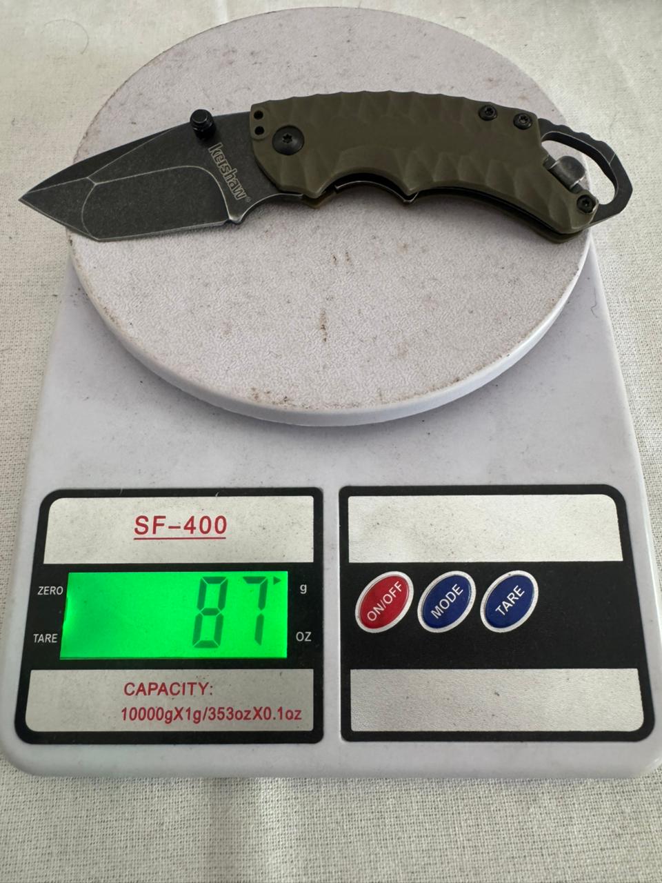 KERSHAW Tactical Folding Knife – Sharp Stainless Steel Sand wash Blade for Camping, Adventure & Outdoor EDC Tool
