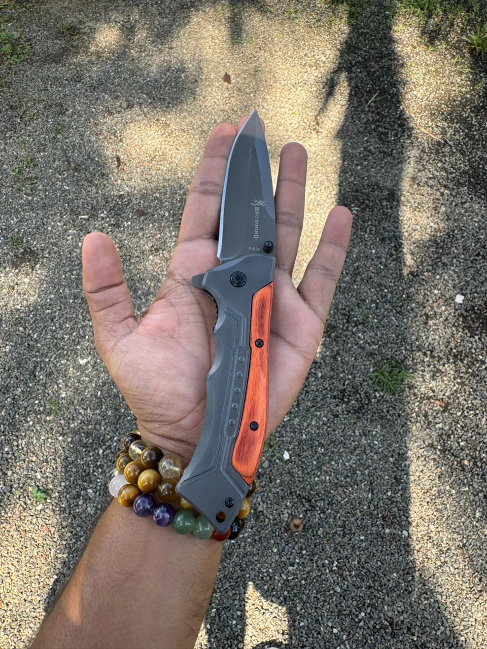 Browning Tactical Folding Knife – Sharp Stainless Steel Blade for Camping, Adventure & Outdoor EDC Tool