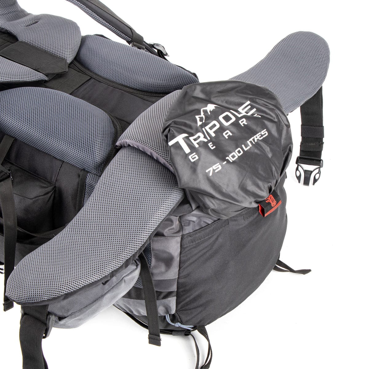 Tripole Colonel Metal Frame Rucksack with Detachable Bag & Rain Cover for Trekking & Travelling Unisex 3 Year Warranty Army Green and Black 80 Litre Back Pack