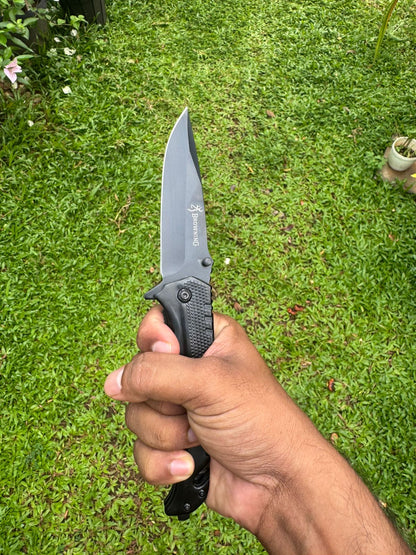 Browning F-18 Black Outdoor Folding Utility Tool – Stainless Steel Camping Gear Adventure EDC