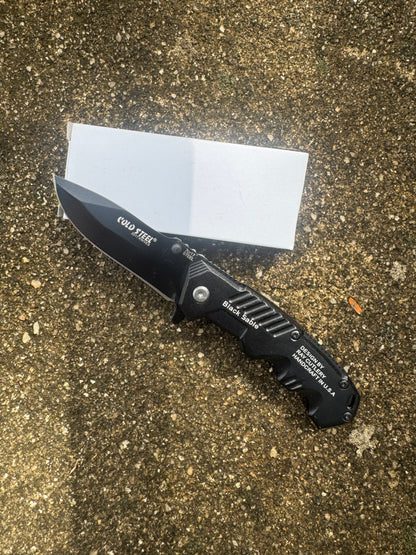 Black Sable small Outdoor Folding Utility Tool – Stainless Steel Camping Gear for Adventure & EDC