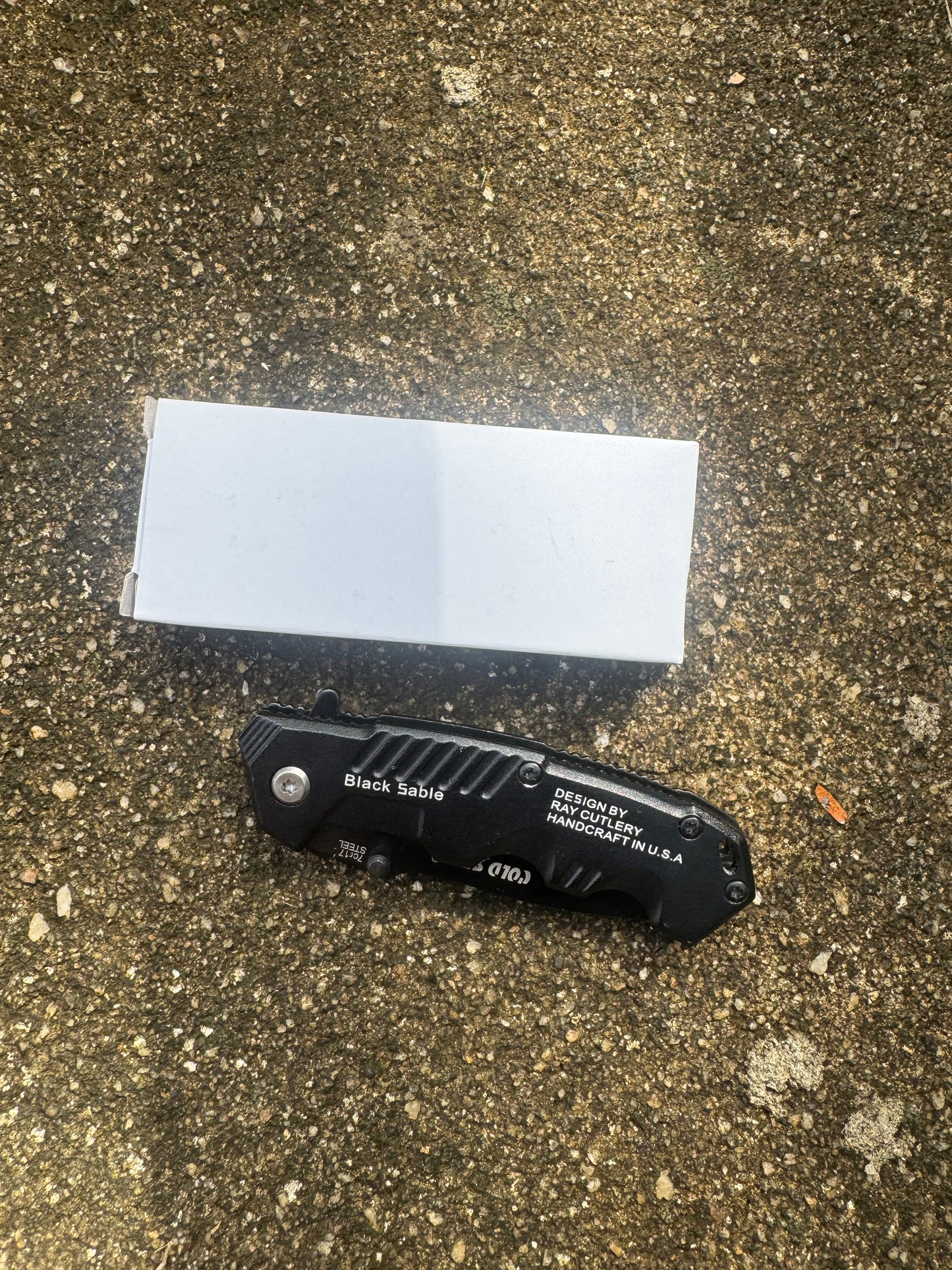 Black Sable small Outdoor Folding Utility Tool – Stainless Steel Camping Gear for Adventure & EDC