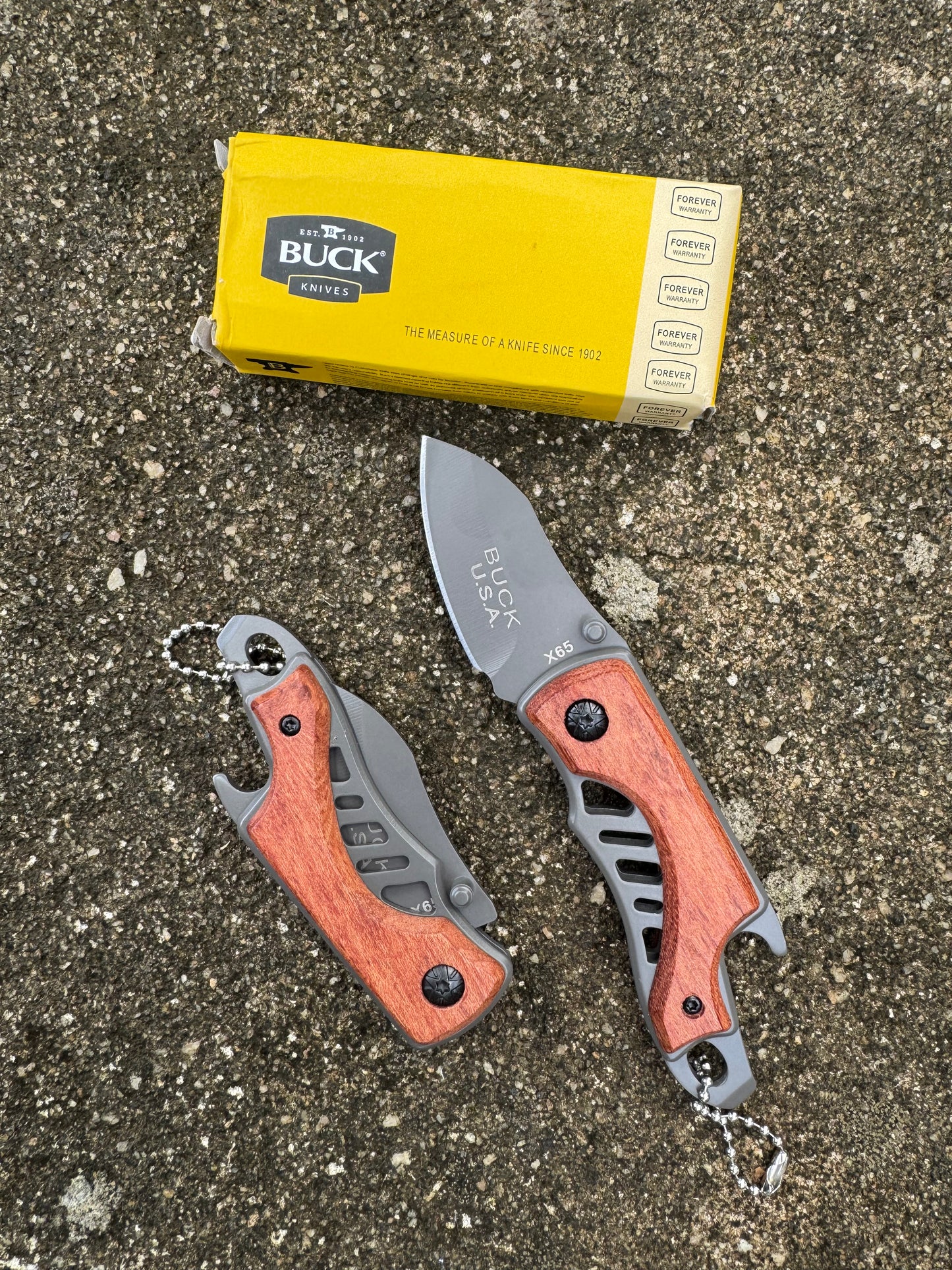 Buck USA X 65 Outdoor Folding Utility Small Tool – Stainless Steel Camping Gear for Adventure & EDC