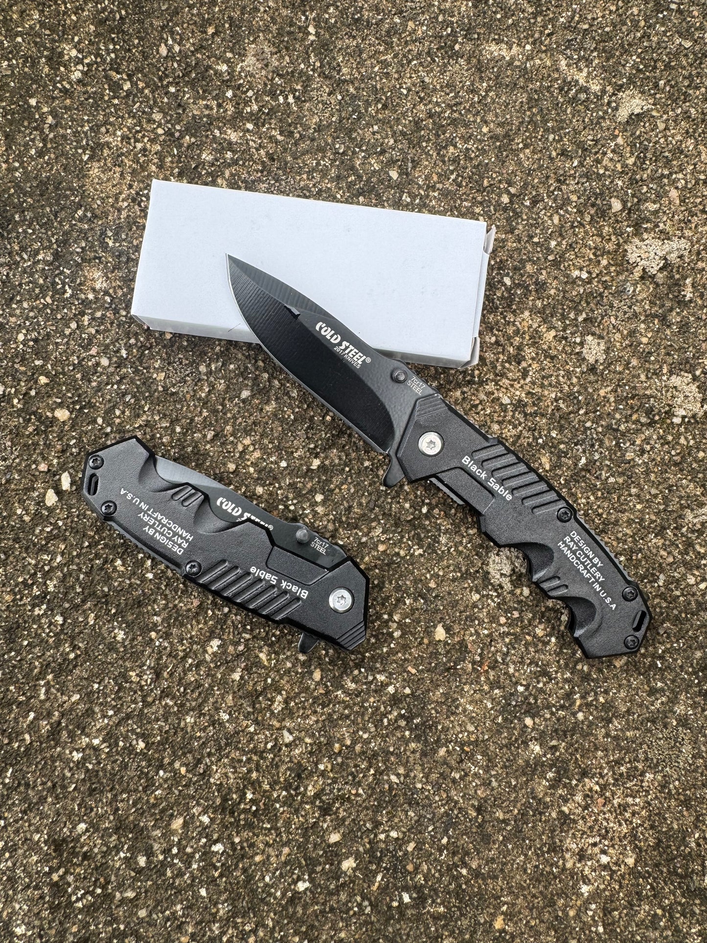 Black Sable small Outdoor Folding Utility Tool – Stainless Steel Camping Gear for Adventure & EDC