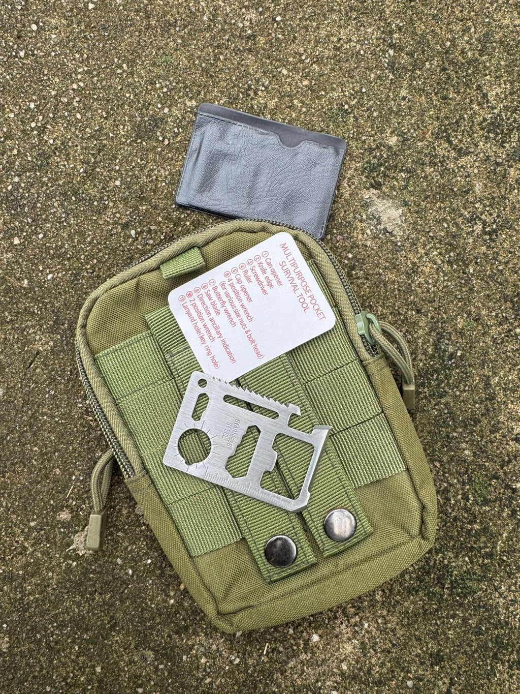 Multipurpose Survival Pocket Tool- Stain Steel