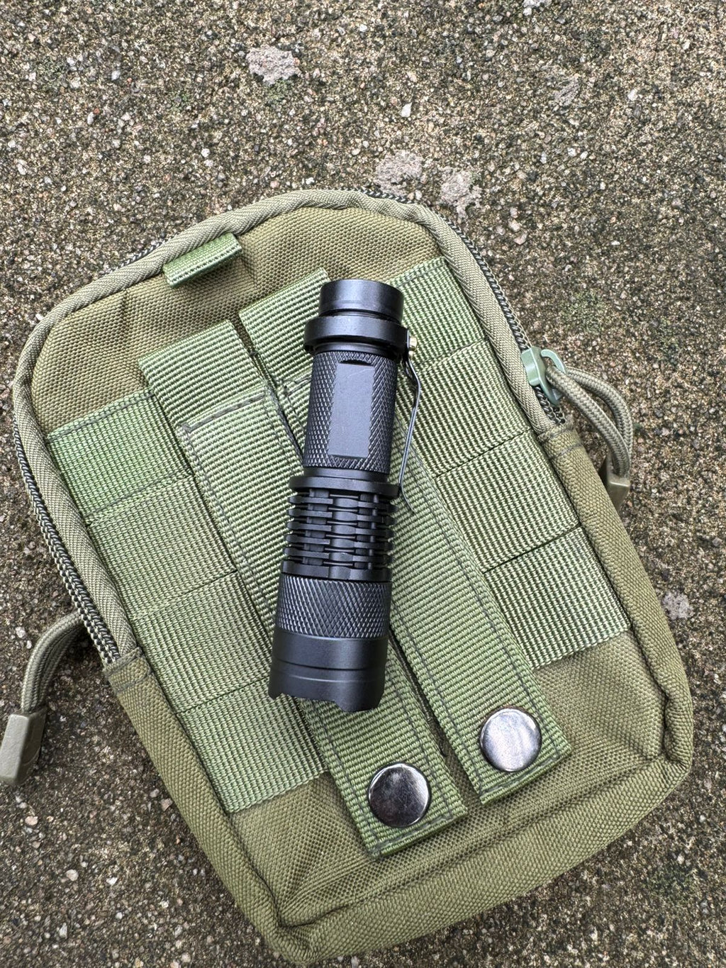 Mini Portable Flashlight Zoomable Torchlight ultra bright Waterproof LED Touch