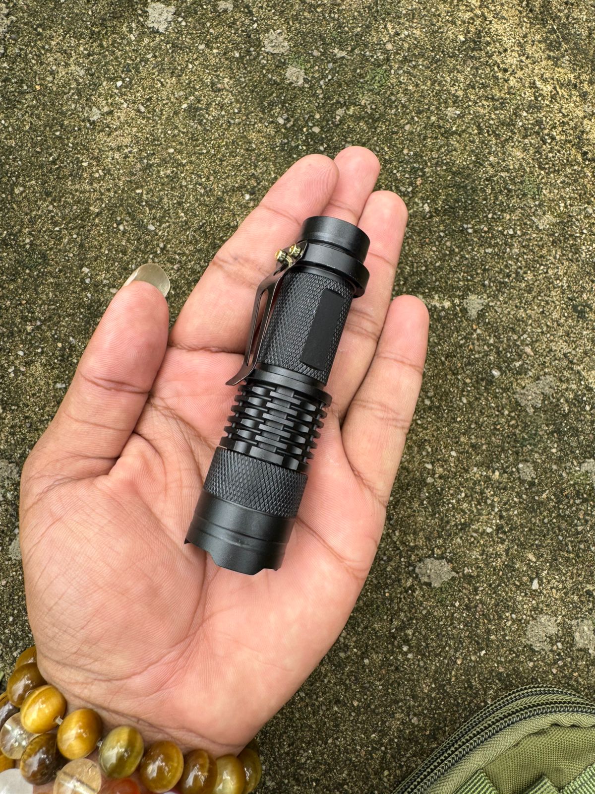 Mini Portable Flashlight Zoomable Torchlight ultra bright Waterproof LED Touch