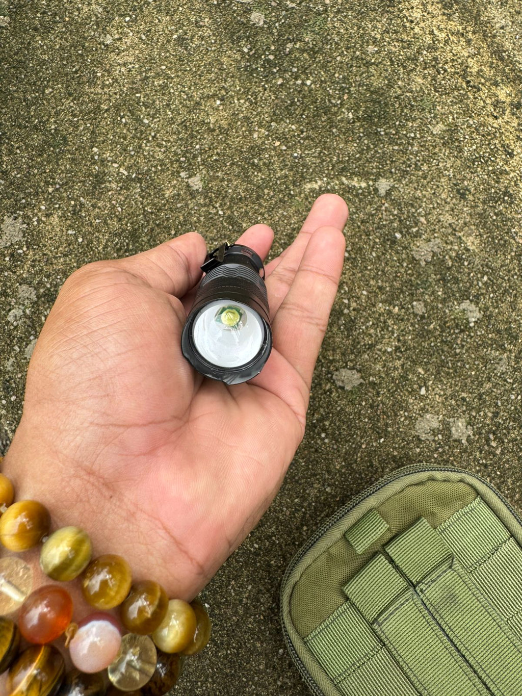 Mini Portable Flashlight Zoomable Torchlight ultra bright Waterproof LED Touch