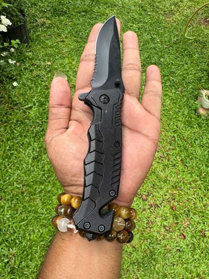 Browning Outdoor Folding Utility Tool – Black Color Stainless Steel Gear for Camping, Adventure & EDC