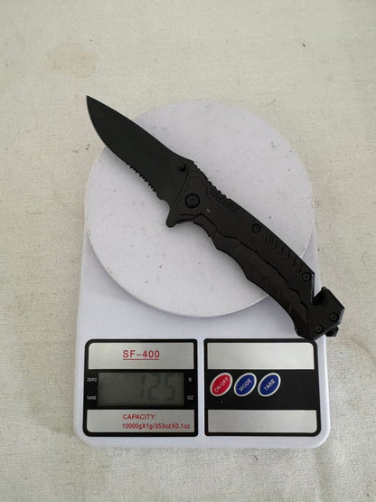 Browning Outdoor Folding Utility Tool – Black Color Stainless Steel Gear for Camping, Adventure & EDC